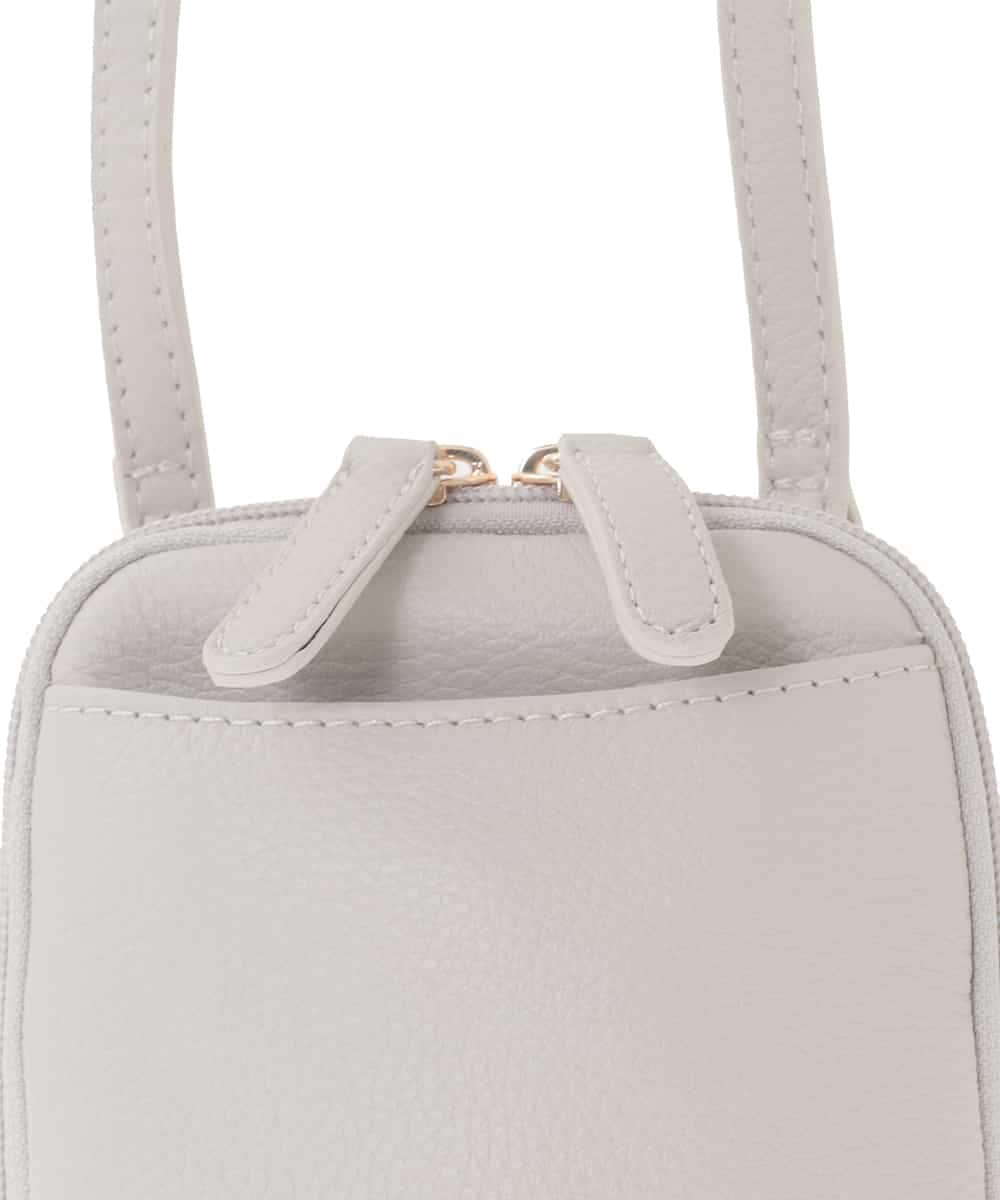 BPKAD30165 MK MICHEL KLEIN BAG(MK ミッシェルクラン バッグ) [軽量]牛革ショルダーウォレットバッグ グリーン