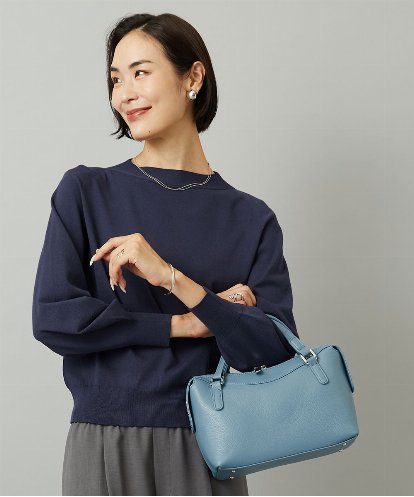 BPKAD31260 MK MICHEL KLEIN BAG [2WAY]カウレザーコンパクトトートバッグ