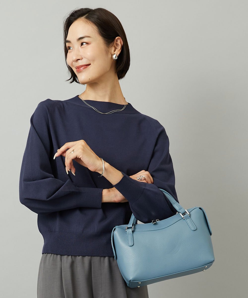 BPKAD31260 MK MICHEL KLEIN BAG [2WAY]カウレザーコンパクトトートバッグ