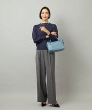 BPKAD31260 MK MICHEL KLEIN BAG(MK ミッシェルクラン バッグ) [2WAY]カウレザーコンパクトトートバッグ ライトブルー