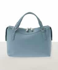 BPKAD31260 MK MICHEL KLEIN BAG(MK ミッシェルクラン バッグ) [2WAY]カウレザーコンパクトトートバッグ ライトブルー