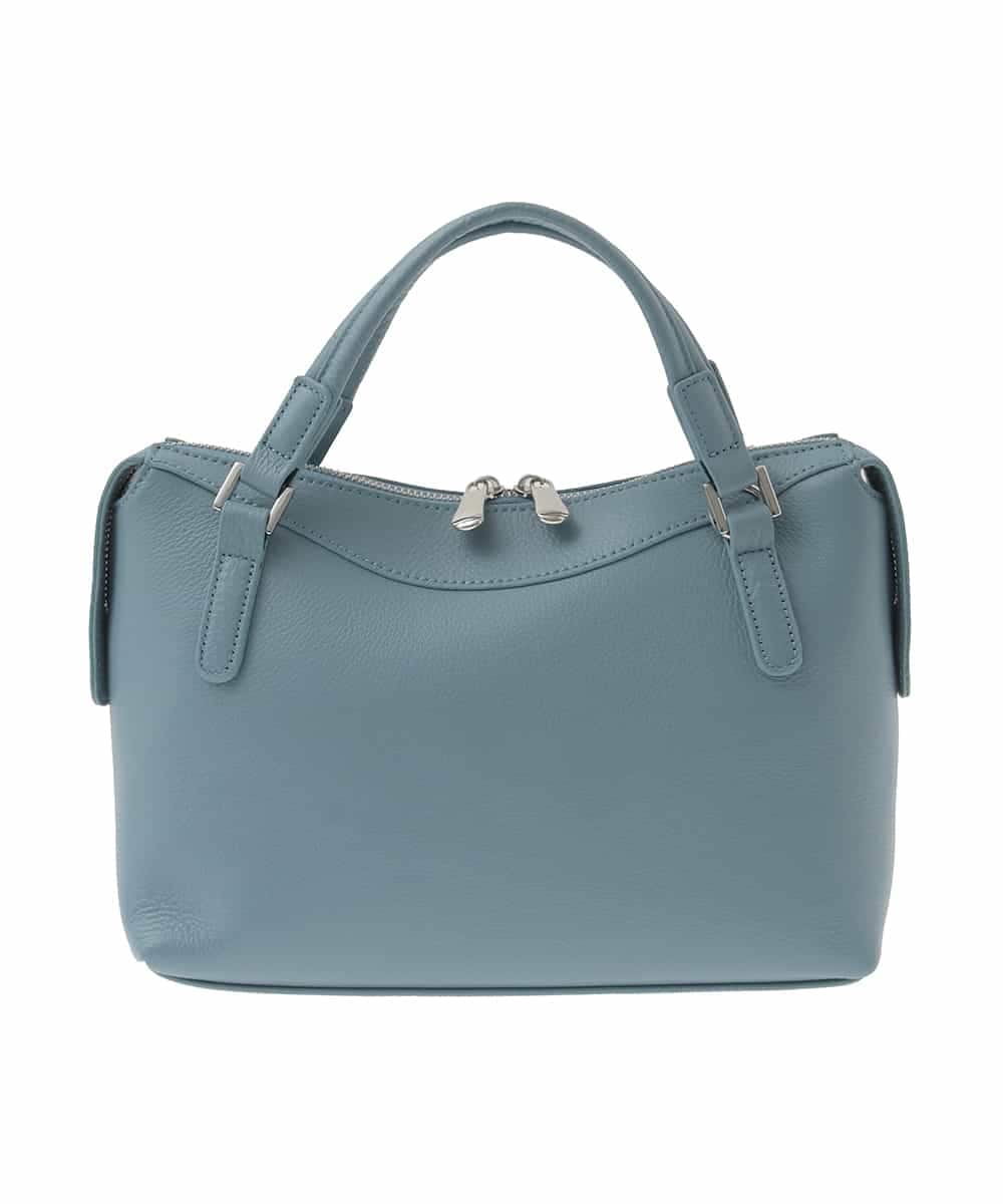 BPKAD31260 MK MICHEL KLEIN BAG(MK ミッシェルクラン バッグ) [2WAY]カウレザーコンパクトトートバッグ ライトブルー