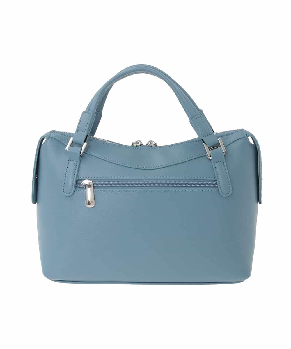 BPKAD31260 MK MICHEL KLEIN BAG(MK ミッシェルクラン バッグ) [2WAY]カウレザーコンパクトトートバッグ ライトブルー