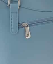 BPKAD31260 MK MICHEL KLEIN BAG(MK ミッシェルクラン バッグ) [2WAY]カウレザーコンパクトトートバッグ ライトブルー