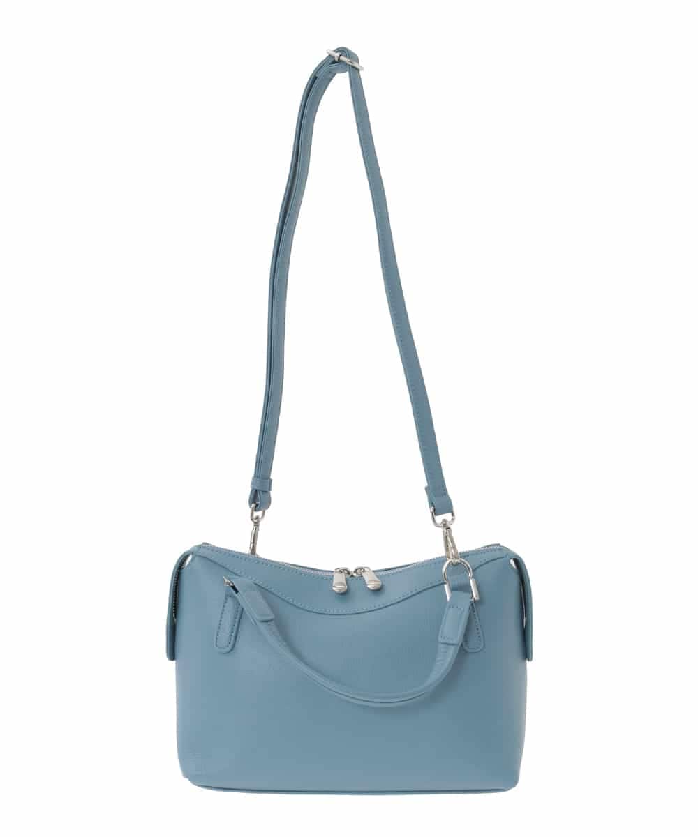 BPKAD31260 MK MICHEL KLEIN BAG(MK ミッシェルクラン バッグ) [2WAY]カウレザーコンパクトトートバッグ ライトブルー