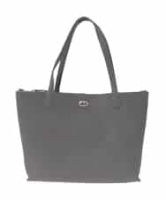 BPKAD41300 MK MICHEL KLEIN BAG(MK ミッシェルクラン バッグ) 牛革スクエアトートバッグ グレー