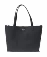 BPKAD41300 MK MICHEL KLEIN BAG(MK ミッシェルクラン バッグ) 牛革スクエアトートバッグ ブラック