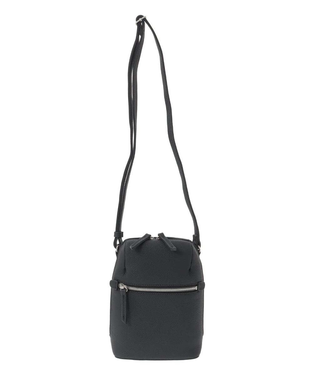 BPKAD80190 MK MICHEL KLEIN BAG(MK ミッシェルクラン バッグ) 牛革ラウンドジップショルダーバッグ ブラウン