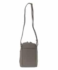 BPKAD80190 MK MICHEL KLEIN BAG(MK ミッシェルクラン バッグ) 牛革ラウンドジップショルダーバッグ ブラウン