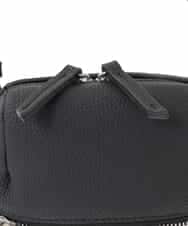 BPKAD80190 MK MICHEL KLEIN BAG(MK ミッシェルクラン バッグ) 牛革ラウンドジップショルダーバッグ ブラウン