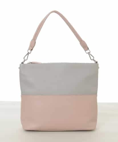 BPKAD82250 MK MICHEL KLEIN BAG [2WAY]バイカラースクエアレザーバッグ