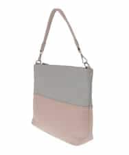 BPKAD82250 MK MICHEL KLEIN BAG(MK ミッシェルクラン バッグ) [2WAY]バイカラースクエアレザーバッグ ピンク