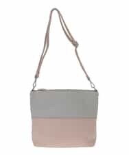 BPKAD82250 MK MICHEL KLEIN BAG(MK ミッシェルクラン バッグ) [2WAY]バイカラースクエアレザーバッグ ピンク