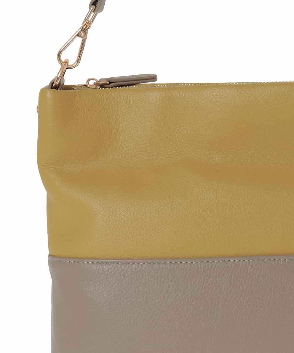 BPKAD82250 MK MICHEL KLEIN BAG(MK ミッシェルクラン バッグ) [2WAY]バイカラースクエアレザーバッグ ピンク