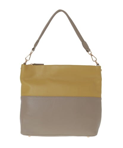 BPKAD82250 MK MICHEL KLEIN BAG [2WAY]バイカラースクエアレザーバッグ