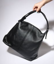 BPKAD83250 MK MICHEL KLEIN BAG(MK ミッシェルクラン バッグ) 台形カウレザートートバッグ ブラック