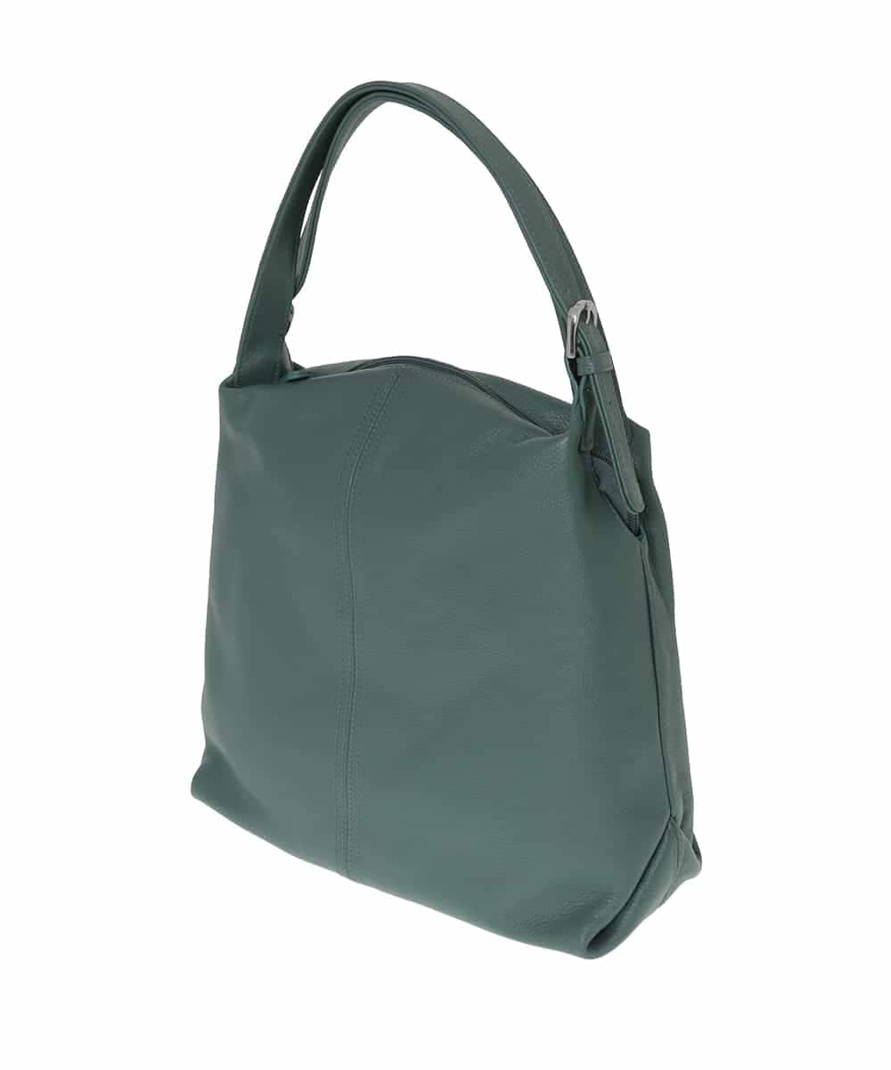 BPKAD83250 MK MICHEL KLEIN BAG(MK ミッシェルクラン バッグ) 台形カウレザートートバッグ グリーン