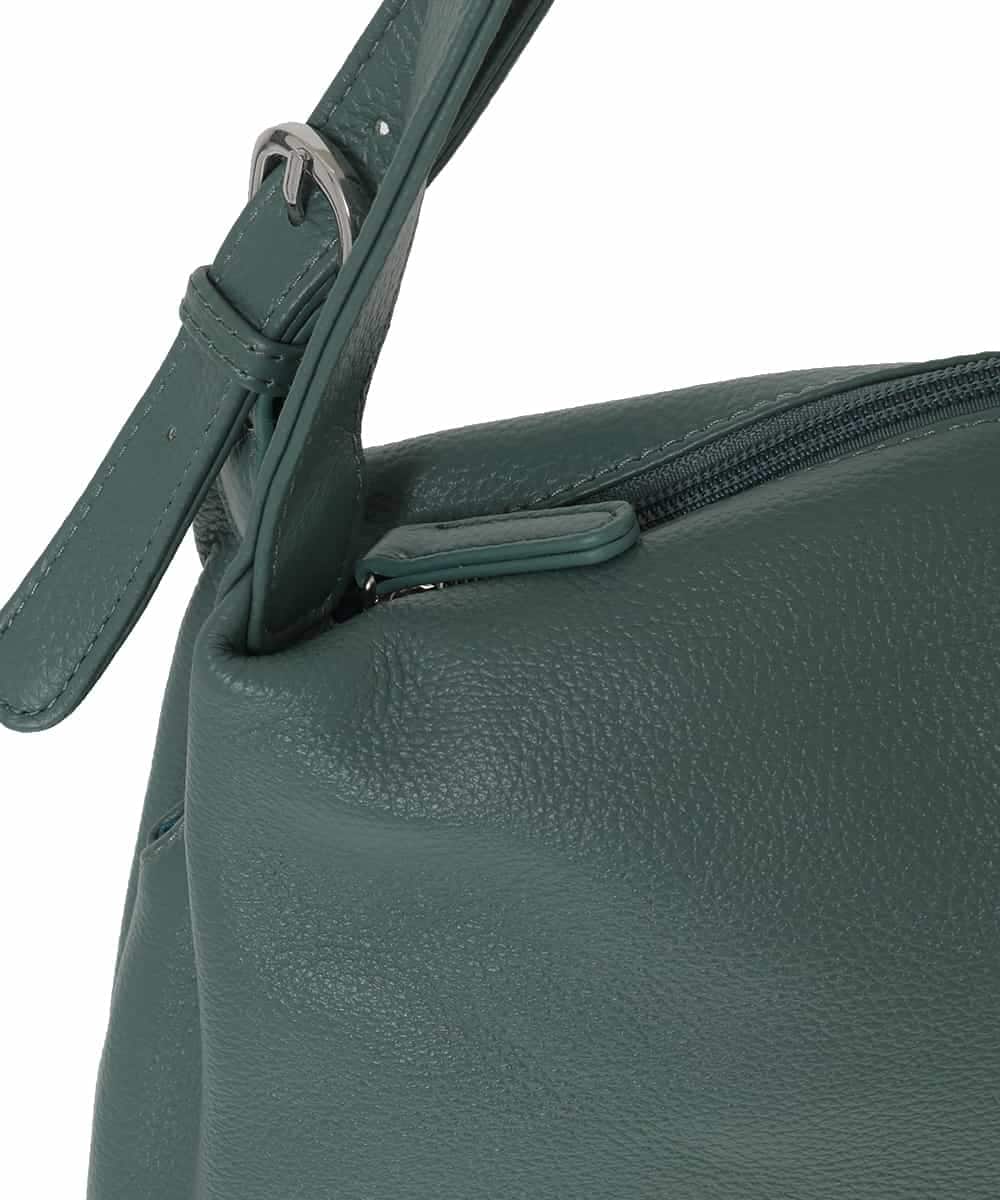 BPKAD83250 MK MICHEL KLEIN BAG(MK ミッシェルクラン バッグ) 台形カウレザートートバッグ グリーン