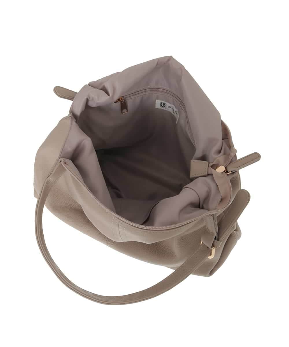 BPKAD83250 MK MICHEL KLEIN BAG(MK ミッシェルクラン バッグ) 台形カウレザートートバッグ グリーン