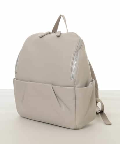 BPKAD84220 MK MICHEL KLEIN BAG タックデザインカウレザーリュック
