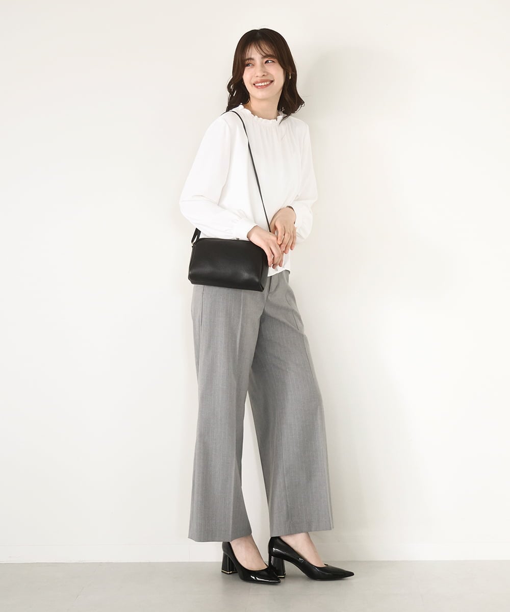 BPKAD85180 MK MICHEL KLEIN BAG(MK ミッシェルクラン バッグ) カウレザーコンパクトショルダーバッグ グリーン