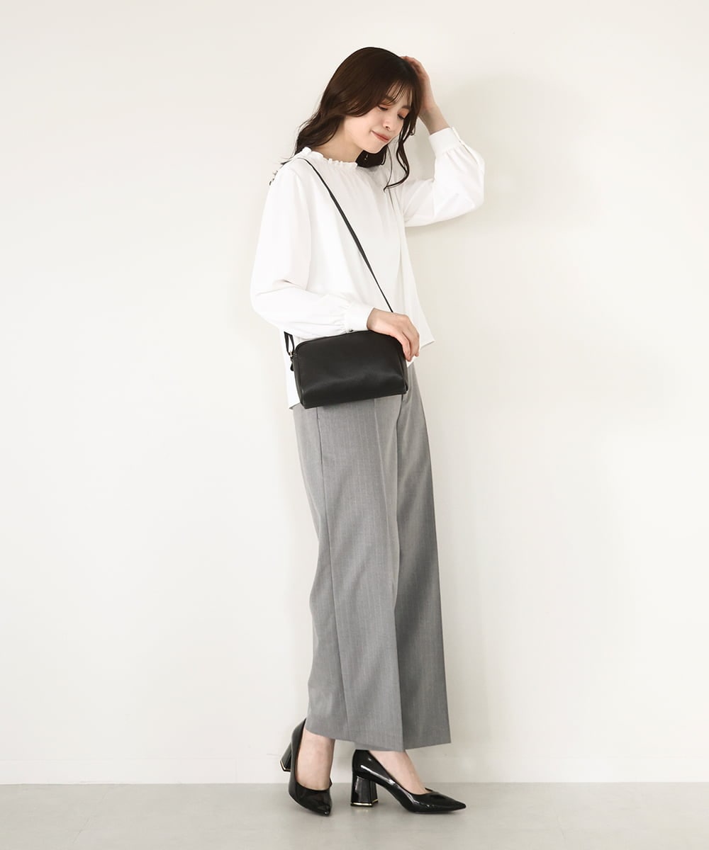 BPKAD85180 MK MICHEL KLEIN BAG(MK ミッシェルクラン バッグ) カウレザーコンパクトショルダーバッグ グリーン