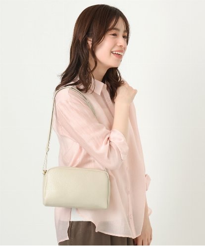 BPKAD85180 MK MICHEL KLEIN BAG カウレザーコンパクトショルダーバッグ