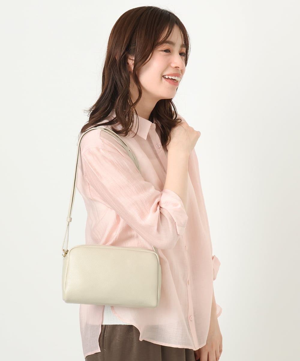 BPKAD85180 MK MICHEL KLEIN BAG カウレザーコンパクトショルダーバッグ