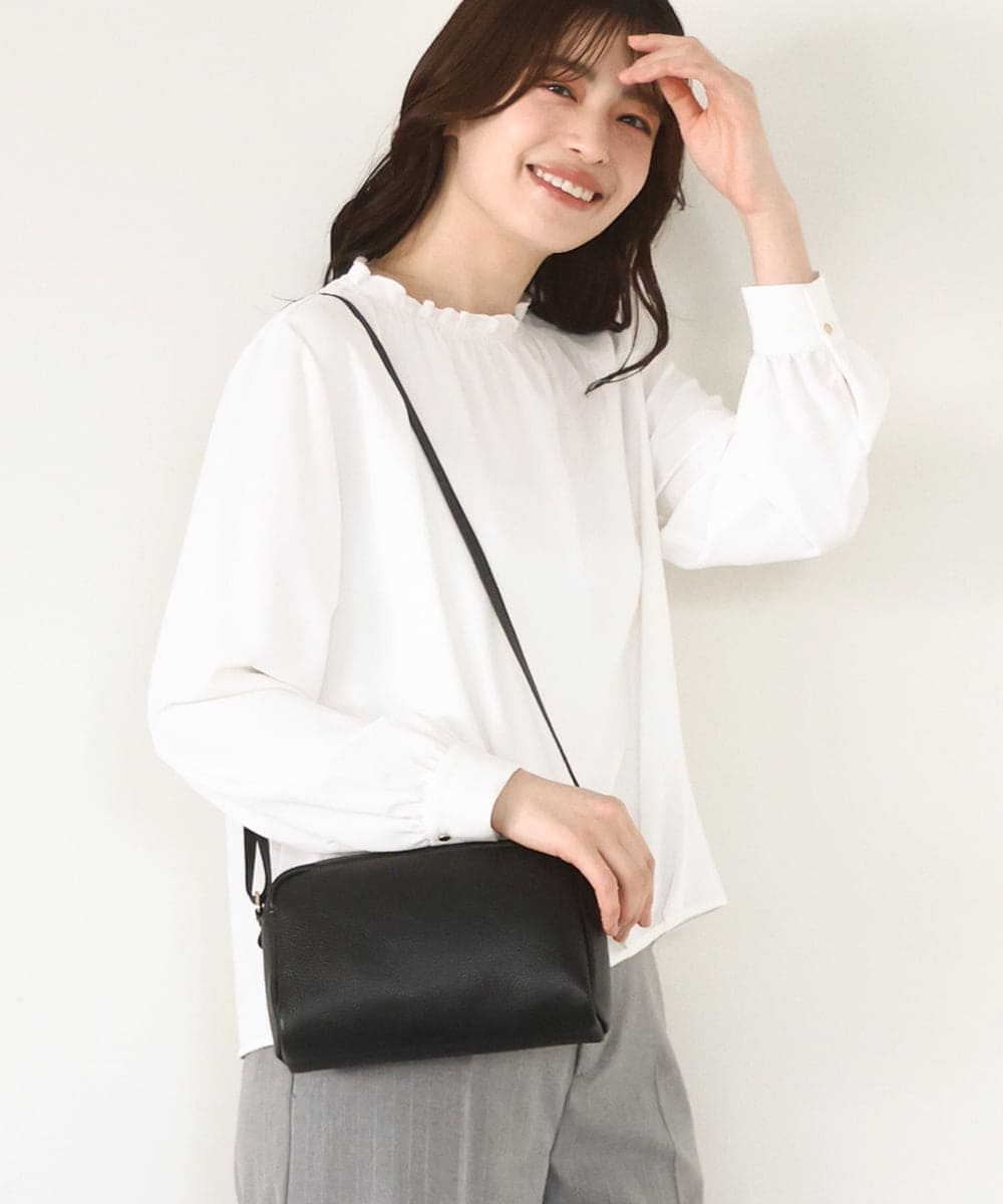 BPKAD85180 MK MICHEL KLEIN BAG カウレザーコンパクトショルダーバッグ