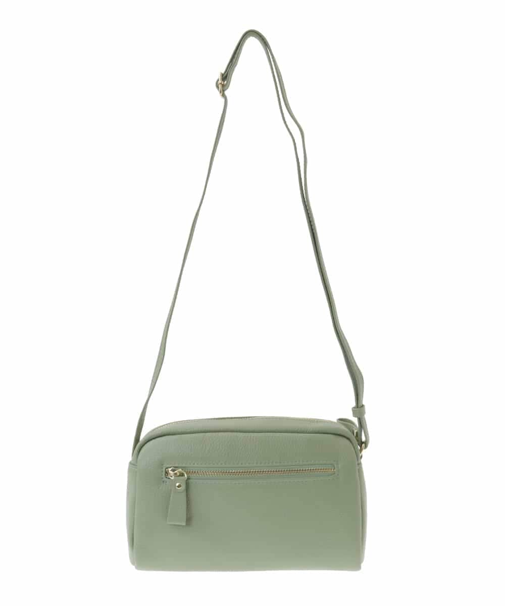 BPKAD85180 MK MICHEL KLEIN BAG(MK ミッシェルクラン バッグ) カウレザーコンパクトショルダーバッグ グリーン
