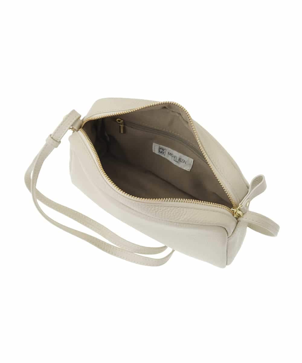 BPKAD85180 MK MICHEL KLEIN BAG(MK ミッシェルクラン バッグ) カウレザーコンパクトショルダーバッグ グリーン