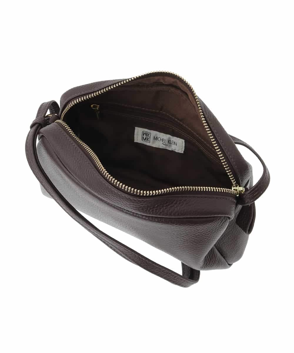 BPKAD85180 MK MICHEL KLEIN BAG(MK ミッシェルクラン バッグ) カウレザーコンパクトショルダーバッグ グリーン
