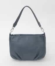 BPKAG01260 MK MICHEL KLEIN BAG(MK ミッシェルクラン バッグ) [2WAY]ラウンドタック牛革ワンハンドルバッグ ブルー