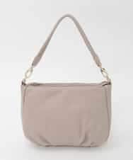 BPKAG01260 MK MICHEL KLEIN BAG(MK ミッシェルクラン バッグ) [2WAY]ラウンドタック牛革ワンハンドルバッグ ライトグレー