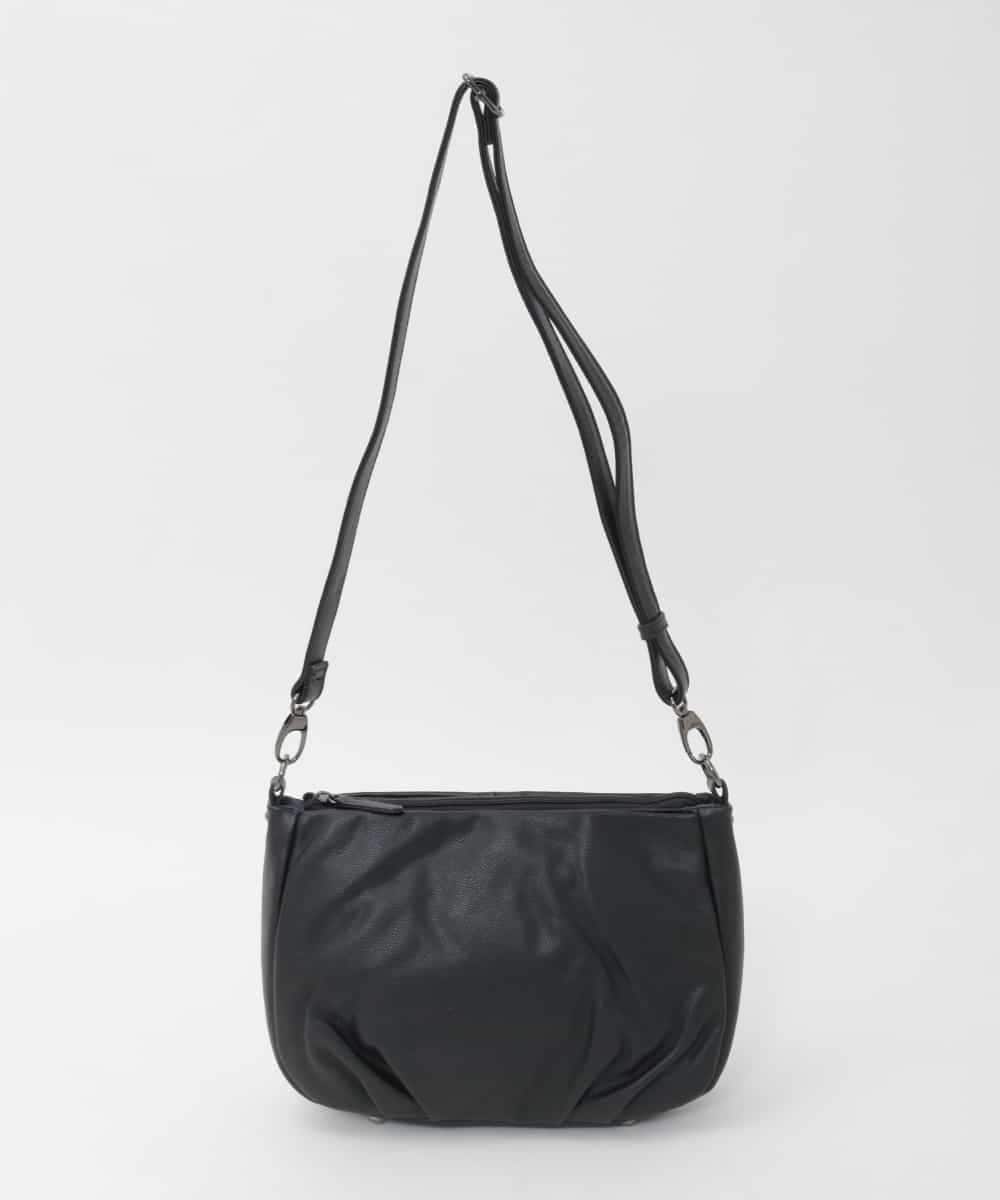 BPKAG01260 MK MICHEL KLEIN BAG(MK ミッシェルクラン バッグ) [2WAY]ラウンドタック牛革ワンハンドルバッグ ブラック