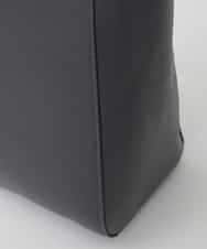 BPKAG04300 MK MICHEL KLEIN BAG(MK ミッシェルクラン バッグ) [2WAY/A4収納可]メタルポイント牛革トートバッグ ダークグレー