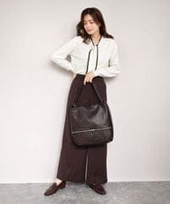 BPKAG05300 MK MICHEL KLEIN BAG(MK ミッシェルクラン バッグ) [2WAY]カウレザー変形デザインリュック ブラウン