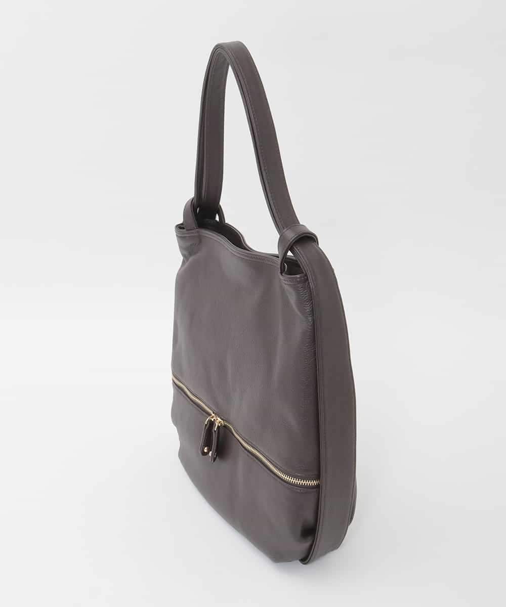BPKAG05300 MK MICHEL KLEIN BAG(MK ミッシェルクラン バッグ) [2WAY]カウレザー変形デザインリュック ブラウン