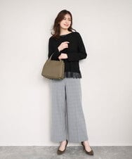 BPKAG06270 MK MICHEL KLEIN BAG(MK ミッシェルクラン バッグ) [2WAY]牛革コンパクトスクエアバッグ パープル