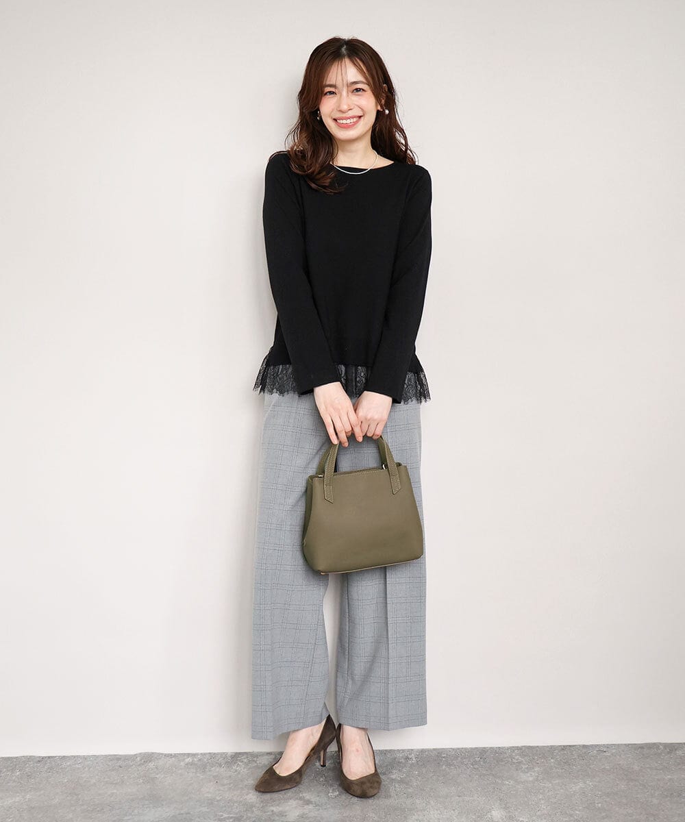 BPKAG06270 MK MICHEL KLEIN BAG(MK ミッシェルクラン バッグ) [2WAY]牛革コンパクトスクエアバッグ パープル