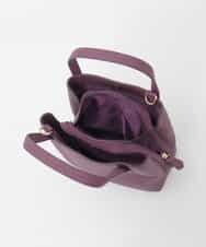 BPKAG06270 MK MICHEL KLEIN BAG(MK ミッシェルクラン バッグ) [2WAY]牛革コンパクトスクエアバッグ パープル