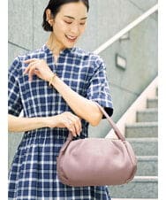 BPKAG09290 MK MICHEL KLEIN BAG(MK ミッシェルクラン バッグ) [2WAY]ベルトハンドルタックデザイントート ピンク
