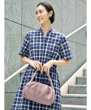 BPKAG09290 MK MICHEL KLEIN BAG(MK ミッシェルクラン バッグ) [2WAY]ベルトハンドルタックデザイントート ピンク