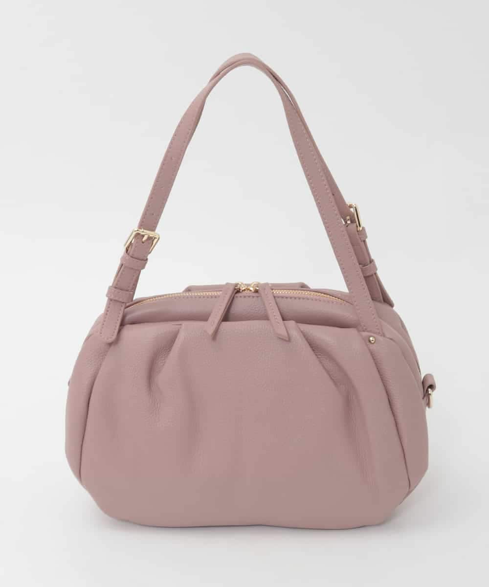 BPKAG09290 MK MICHEL KLEIN BAG(MK ミッシェルクラン バッグ) [2WAY]ベルトハンドルタックデザイントート ピンク