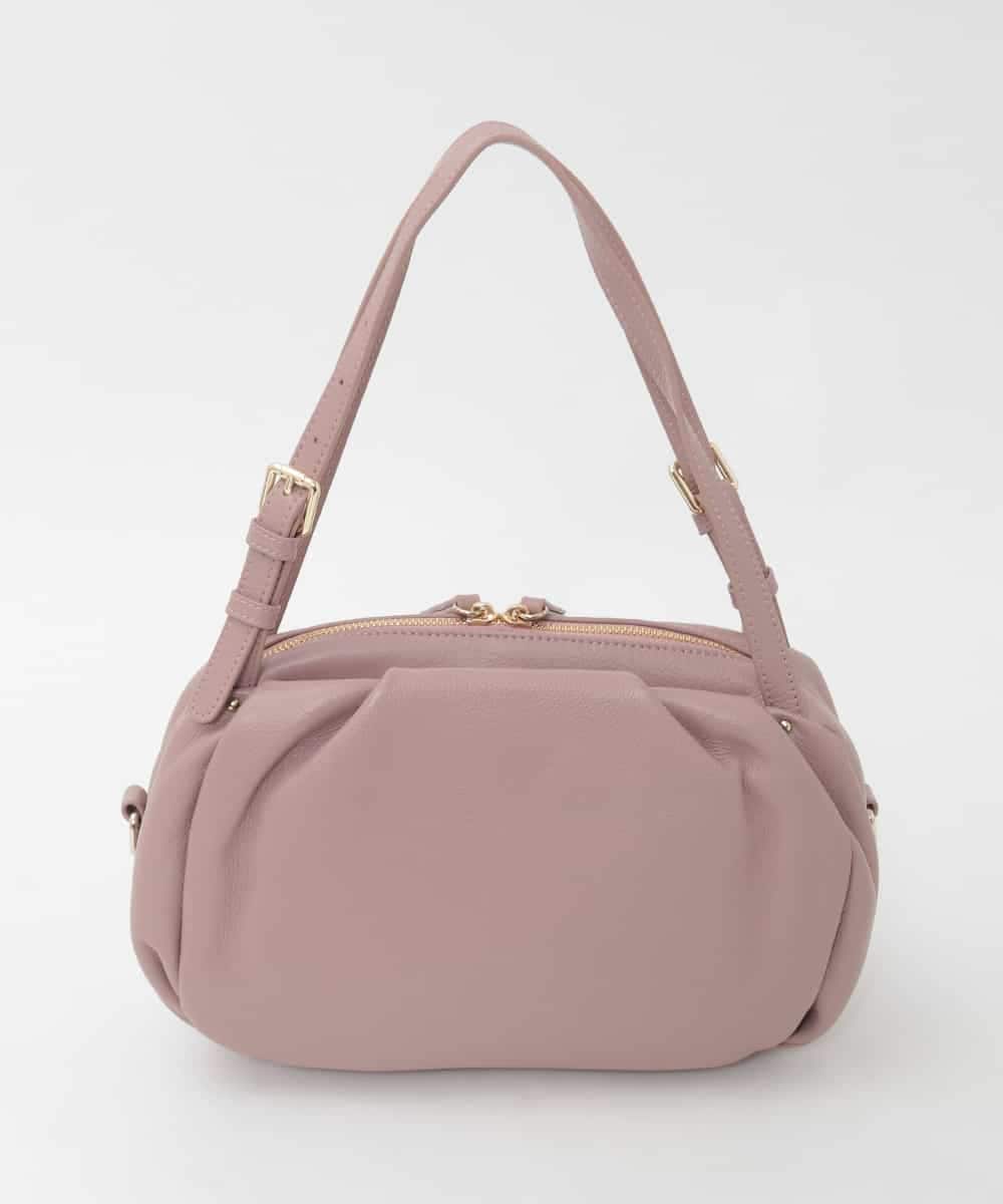 BPKAG09290 MK MICHEL KLEIN BAG(MK ミッシェルクラン バッグ) [2WAY]ベルトハンドルタックデザイントート ピンク