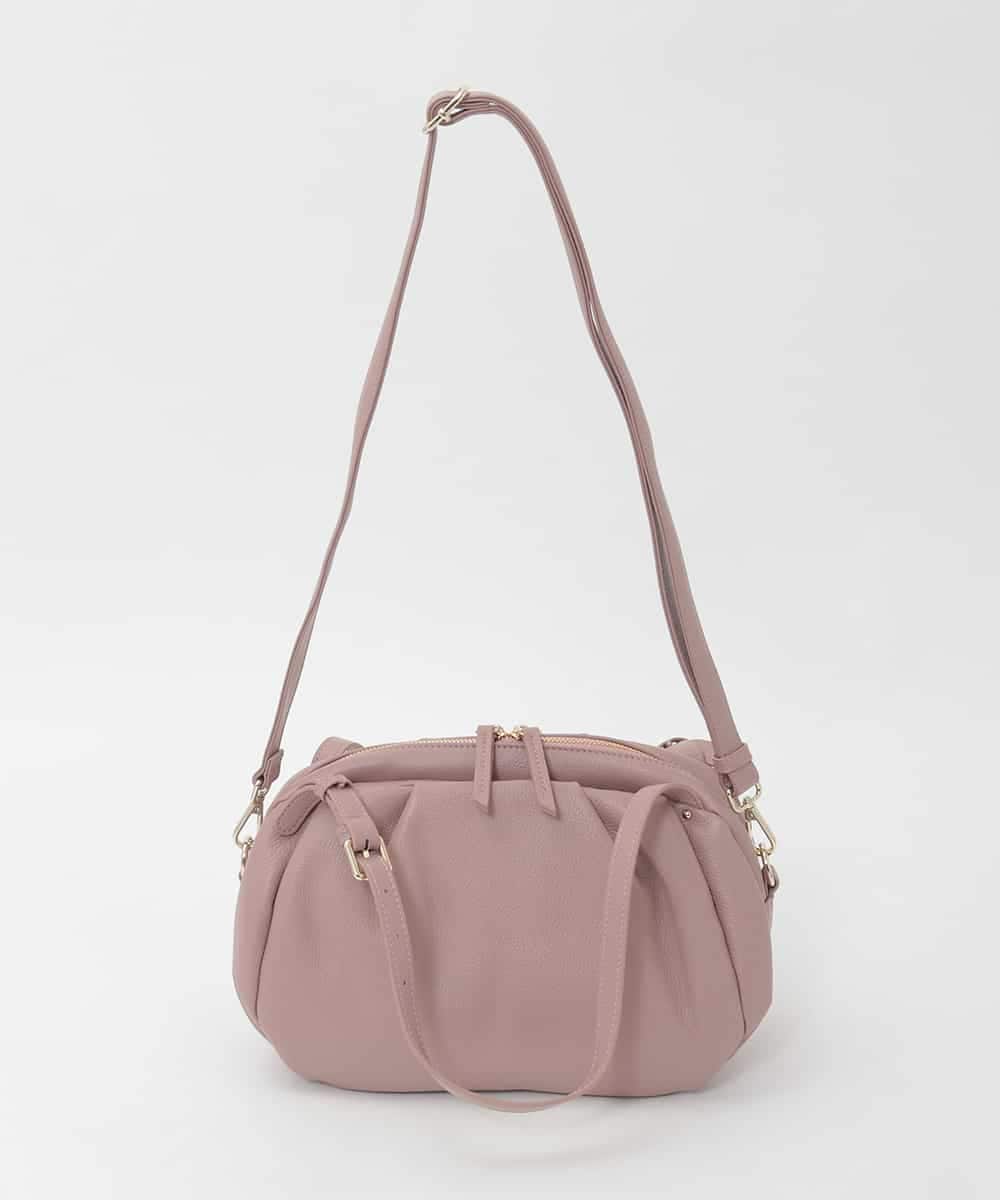 BPKAG09290 MK MICHEL KLEIN BAG(MK ミッシェルクラン バッグ) [2WAY]ベルトハンドルタックデザイントート ピンク