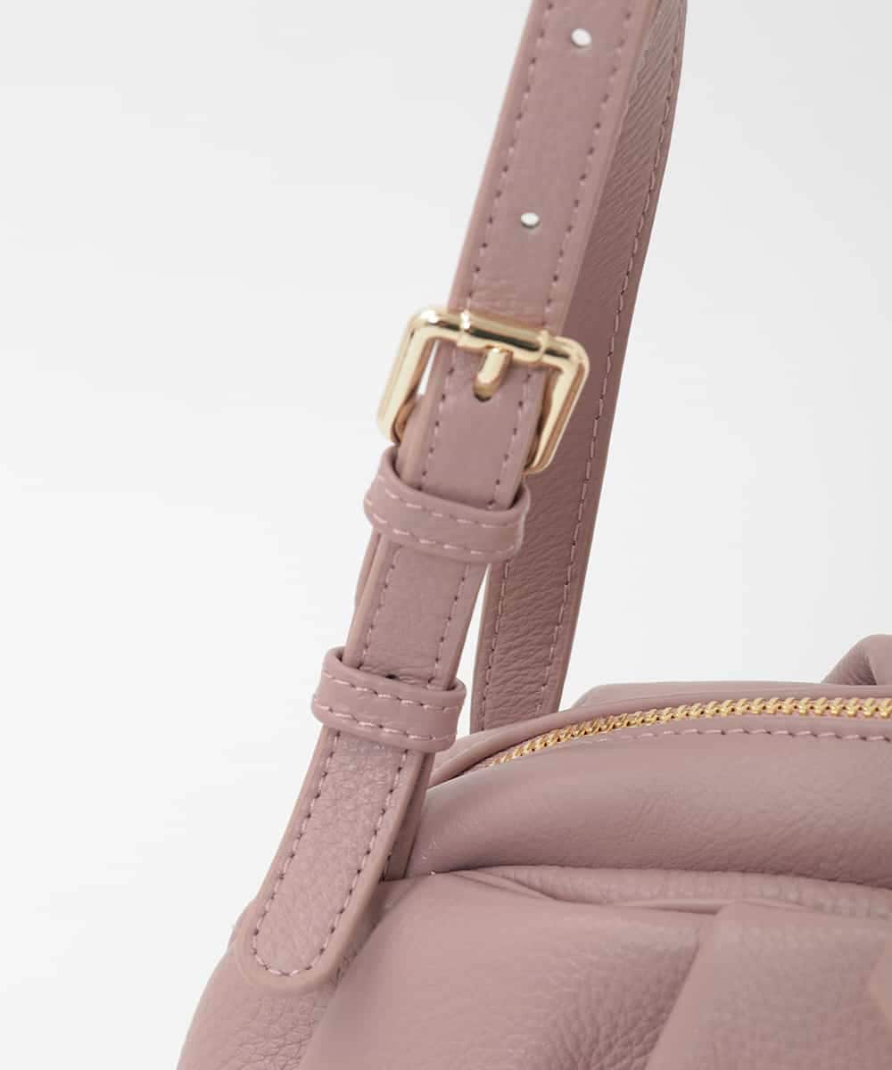 BPKAG09290 MK MICHEL KLEIN BAG(MK ミッシェルクラン バッグ) [2WAY]ベルトハンドルタックデザイントート ピンク