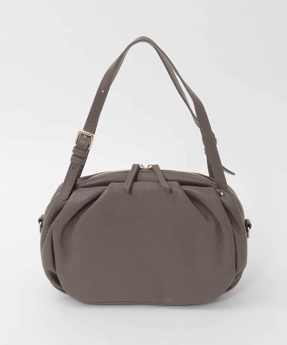BPKAG09290 MK MICHEL KLEIN BAG(MK ミッシェルクラン バッグ) [2WAY]ベルトハンドルタックデザイントート ブラウン