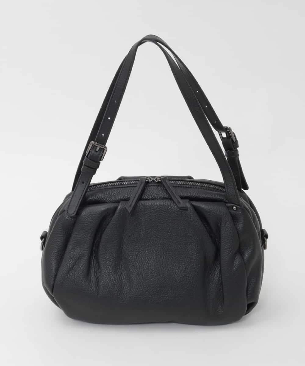 BPKAG09290 MK MICHEL KLEIN BAG(MK ミッシェルクラン バッグ) [2WAY]ベルトハンドルタックデザイントート ブラック