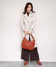 BPKAG28280 MK MICHEL KLEIN BAG(MK ミッシェルクラン バッグ) [2WAY]カウレザーワンハンドルタックバッグ カーキブラウン